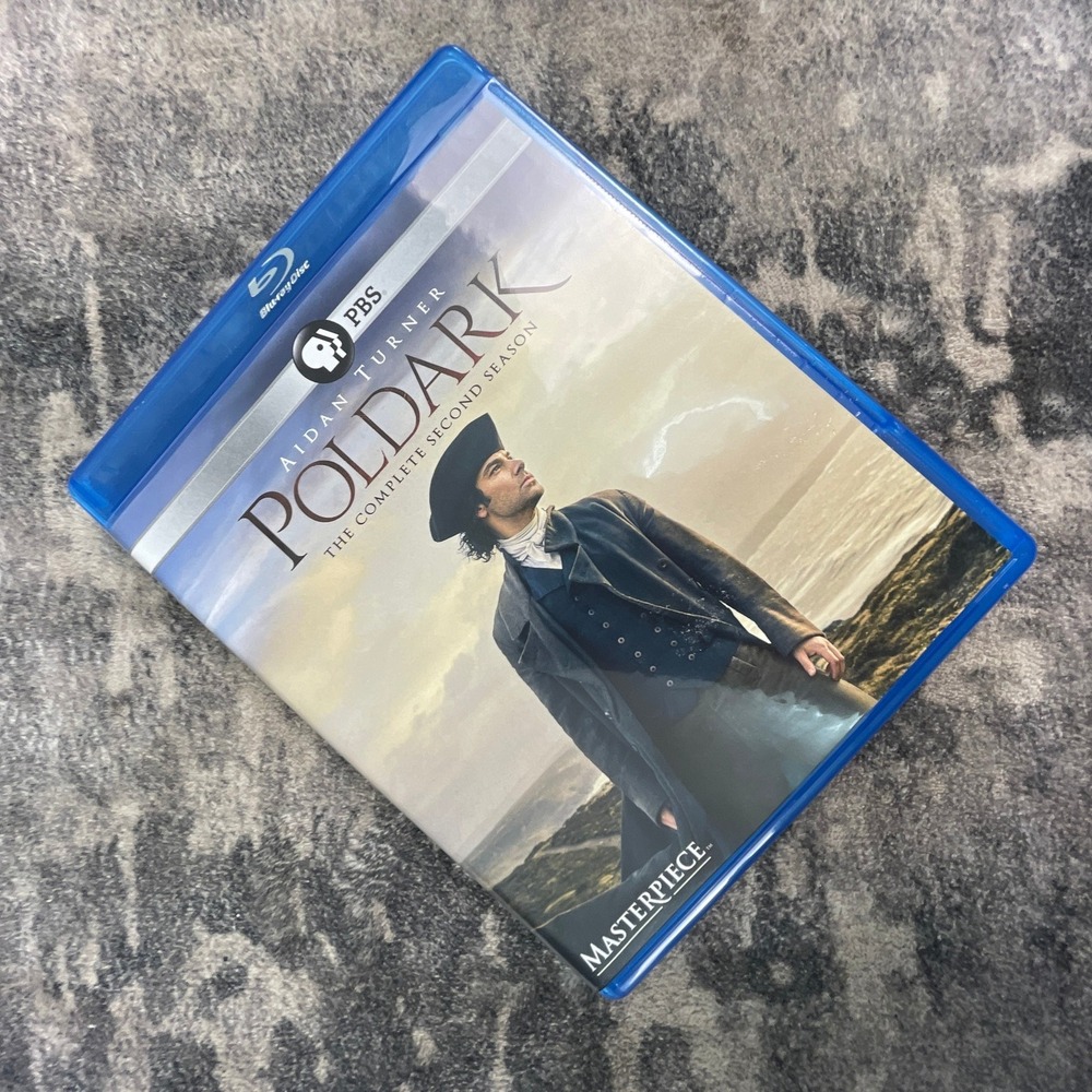 Poldark The Complete Second Season Blu-ray 3-Disc Set PBS Aidan Turner Drama